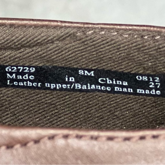 Clarks brown leather slip-on loafers/booties US 8 - Picture 8 of 8